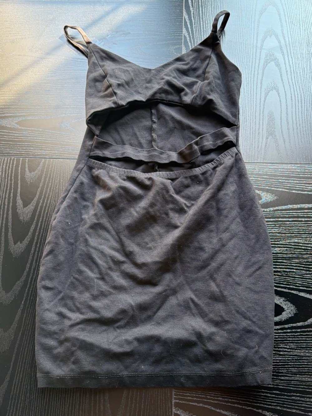 Black Cutout Bodycon Dress - Women's